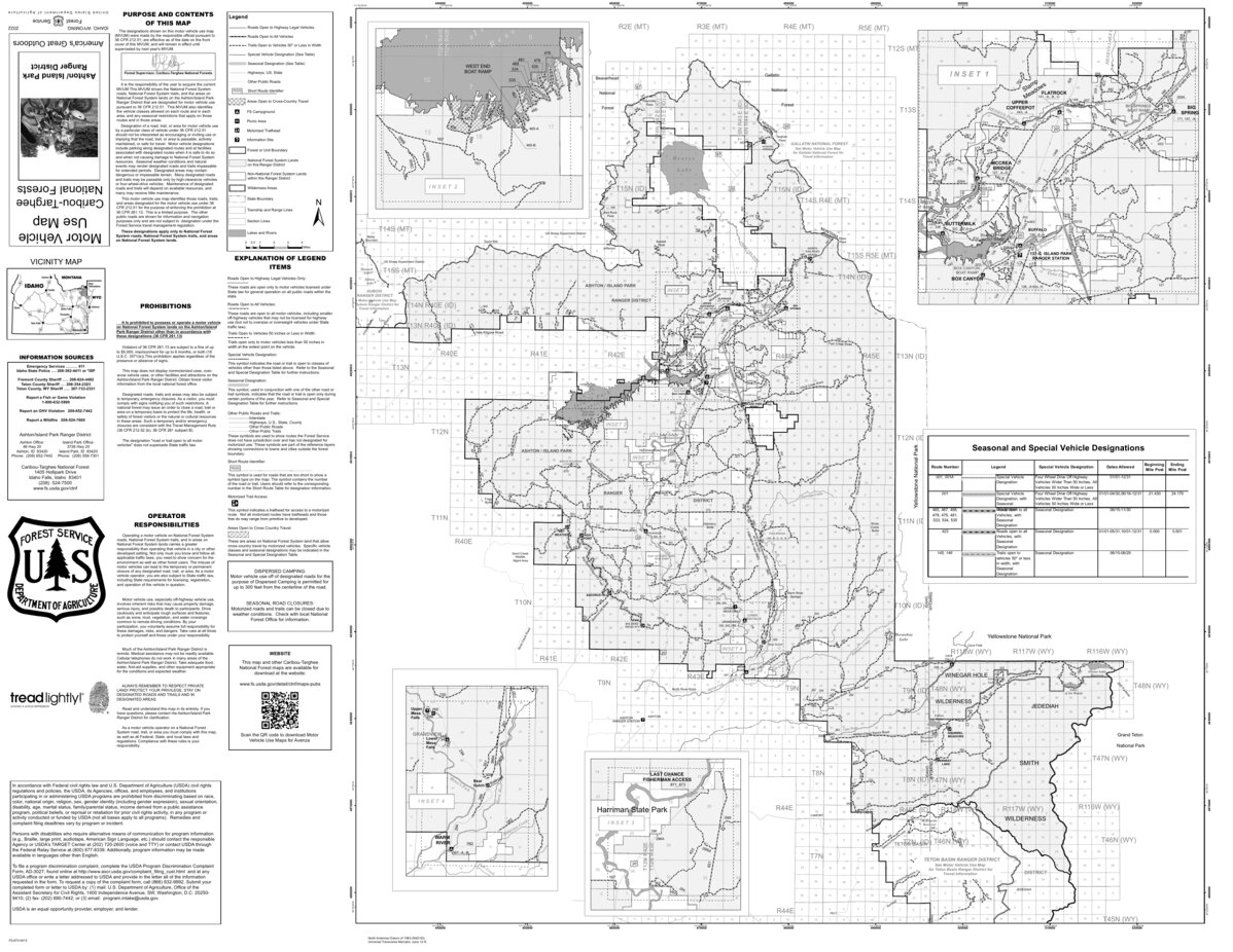 Forest Service Trail Map